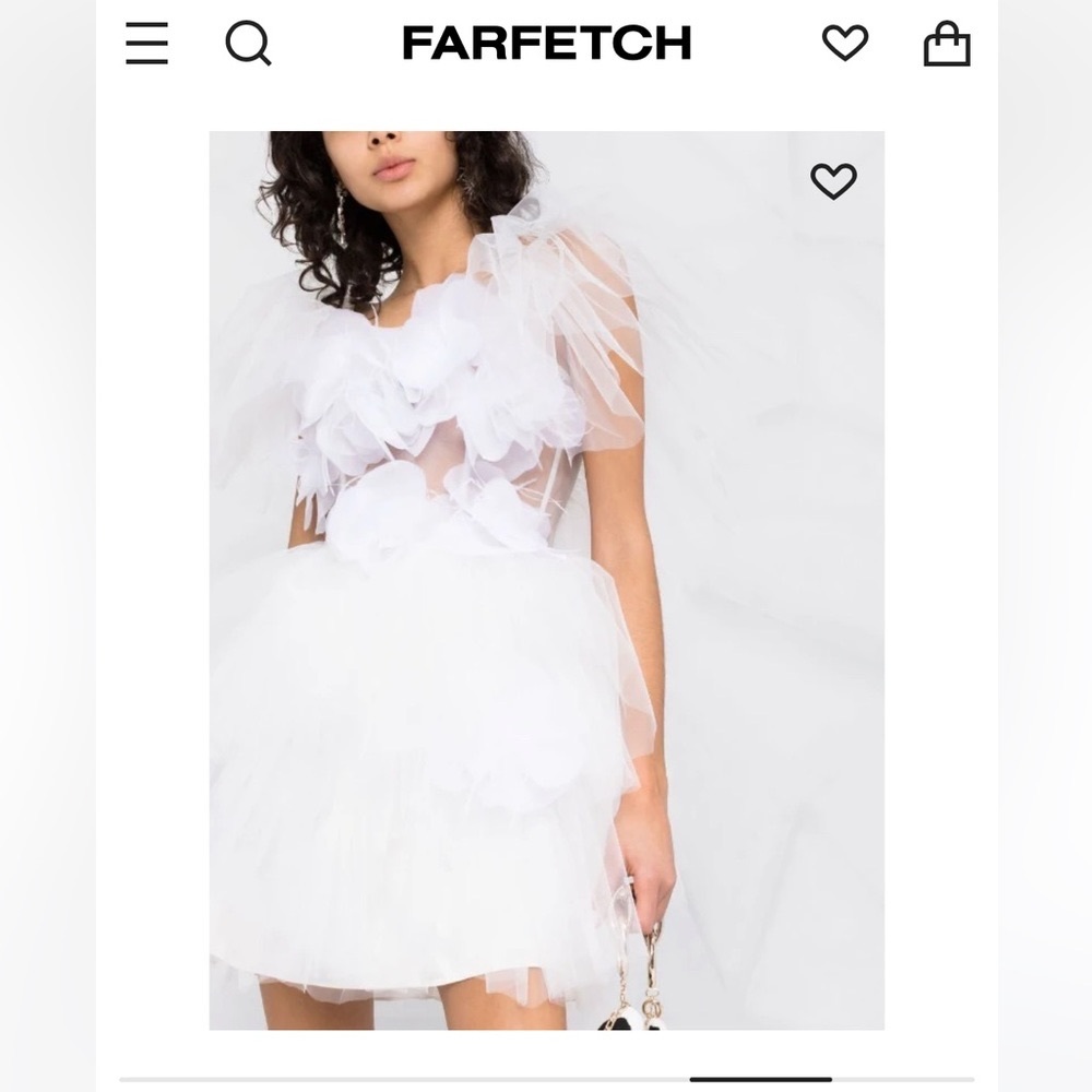 Bridal Farfetch LOULOU cocktail dress size 6 (Medium)